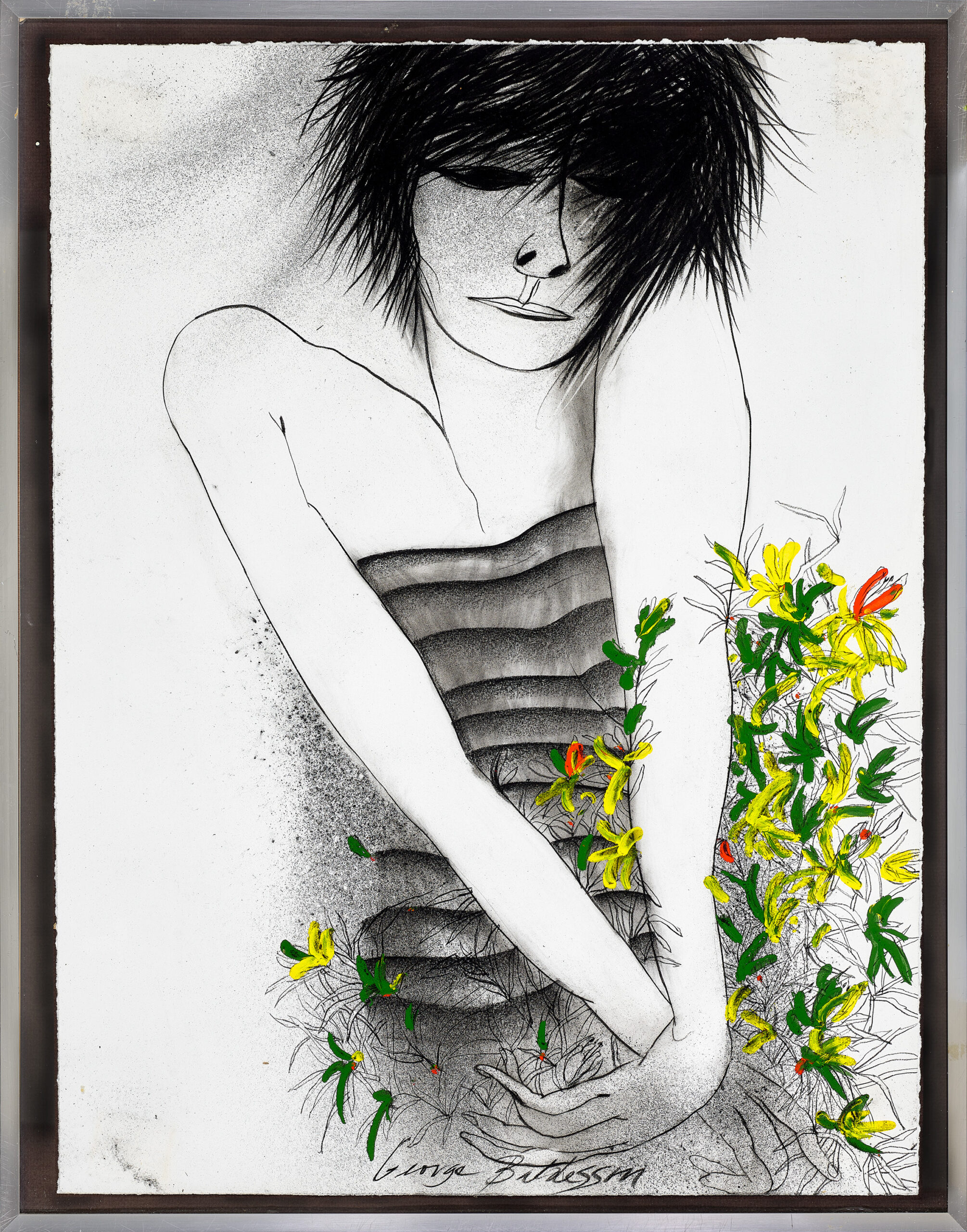 WOMAN WITH FLOWERS