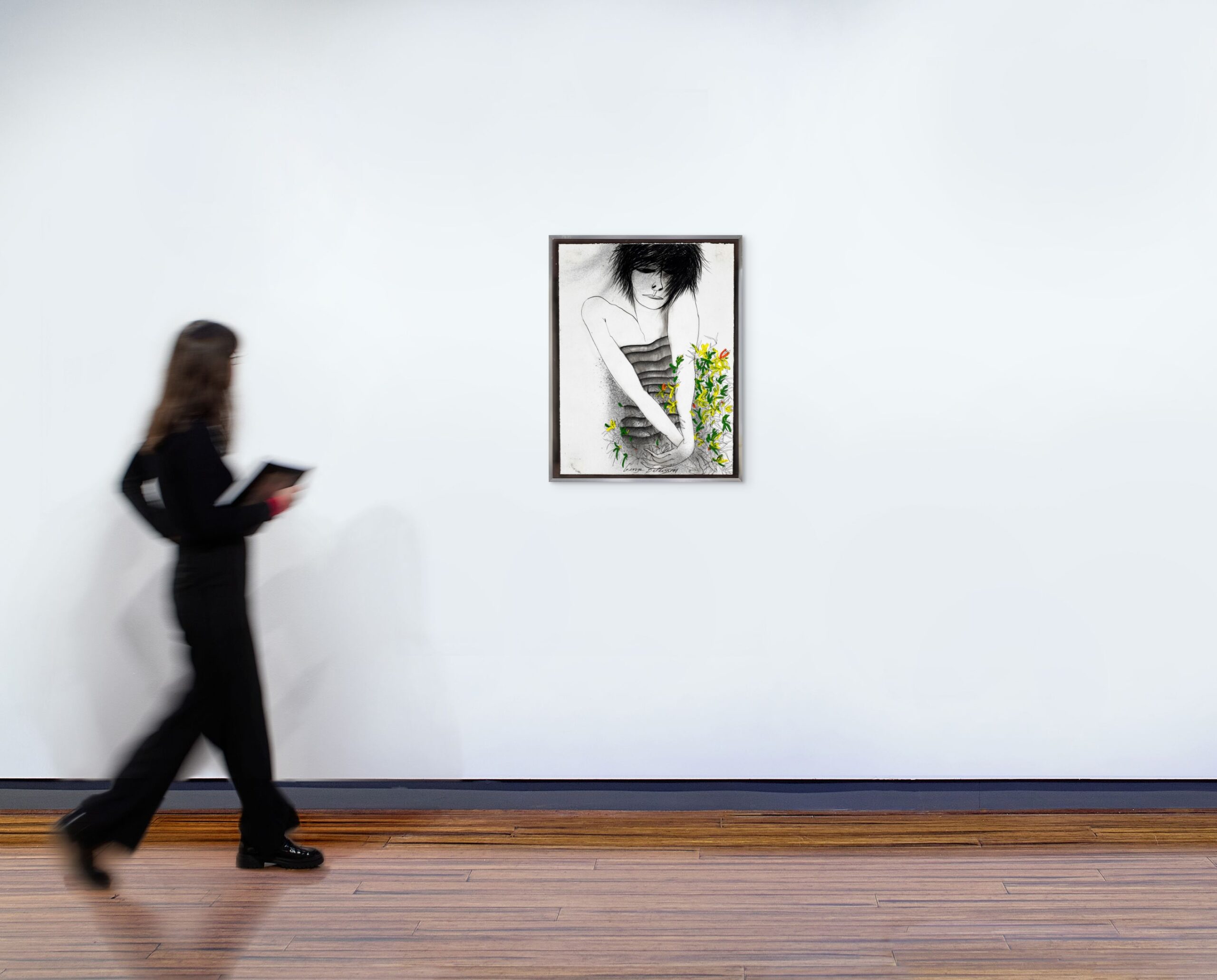 WOMAN WITH FLOWERS