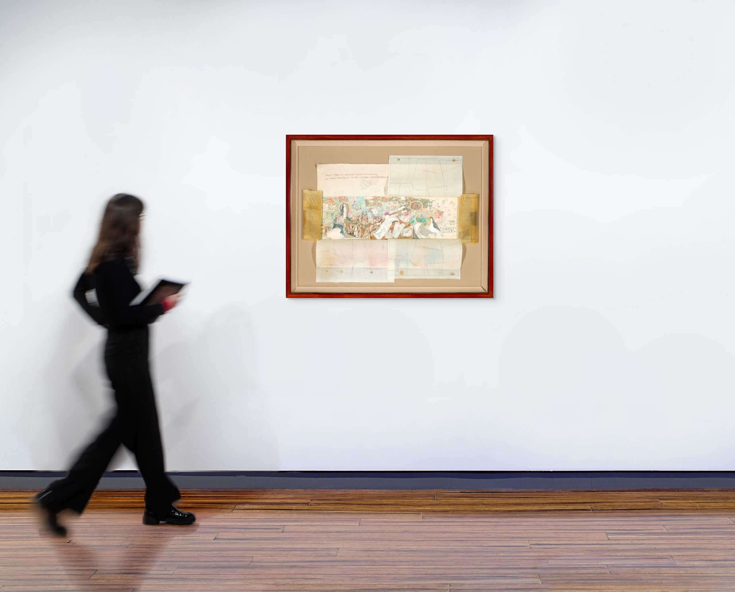 STUDY FOR THE MOTH & THE SHOE ARE WATCHING