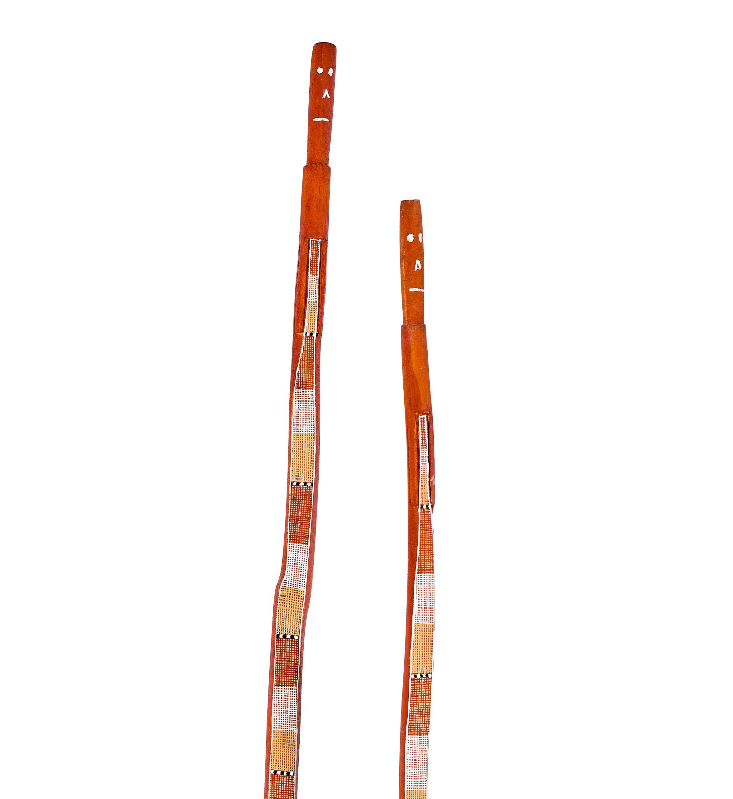 A PAIR OF MIMIH FIGURES