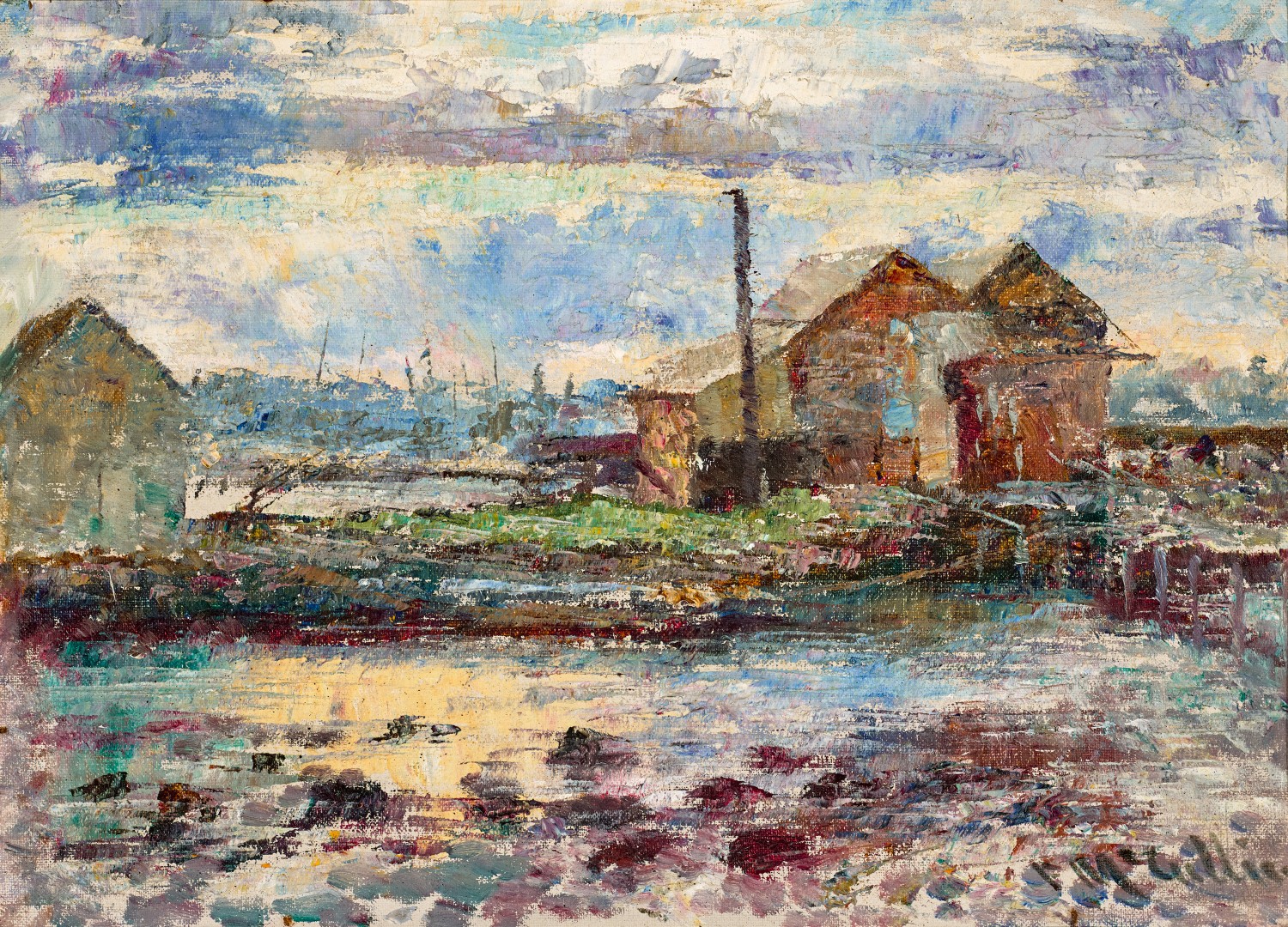 STUDY FOR WILLIAMSTOWN LANDSCAPE