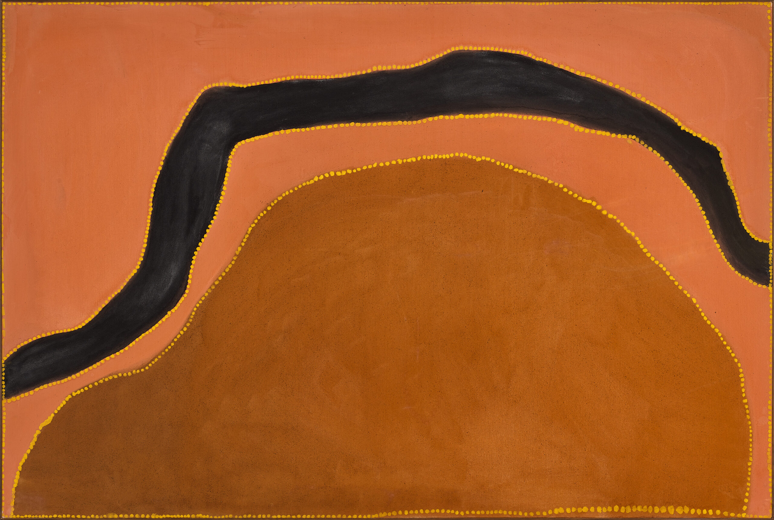 Langurr (The Rainbow Serpent) making the river