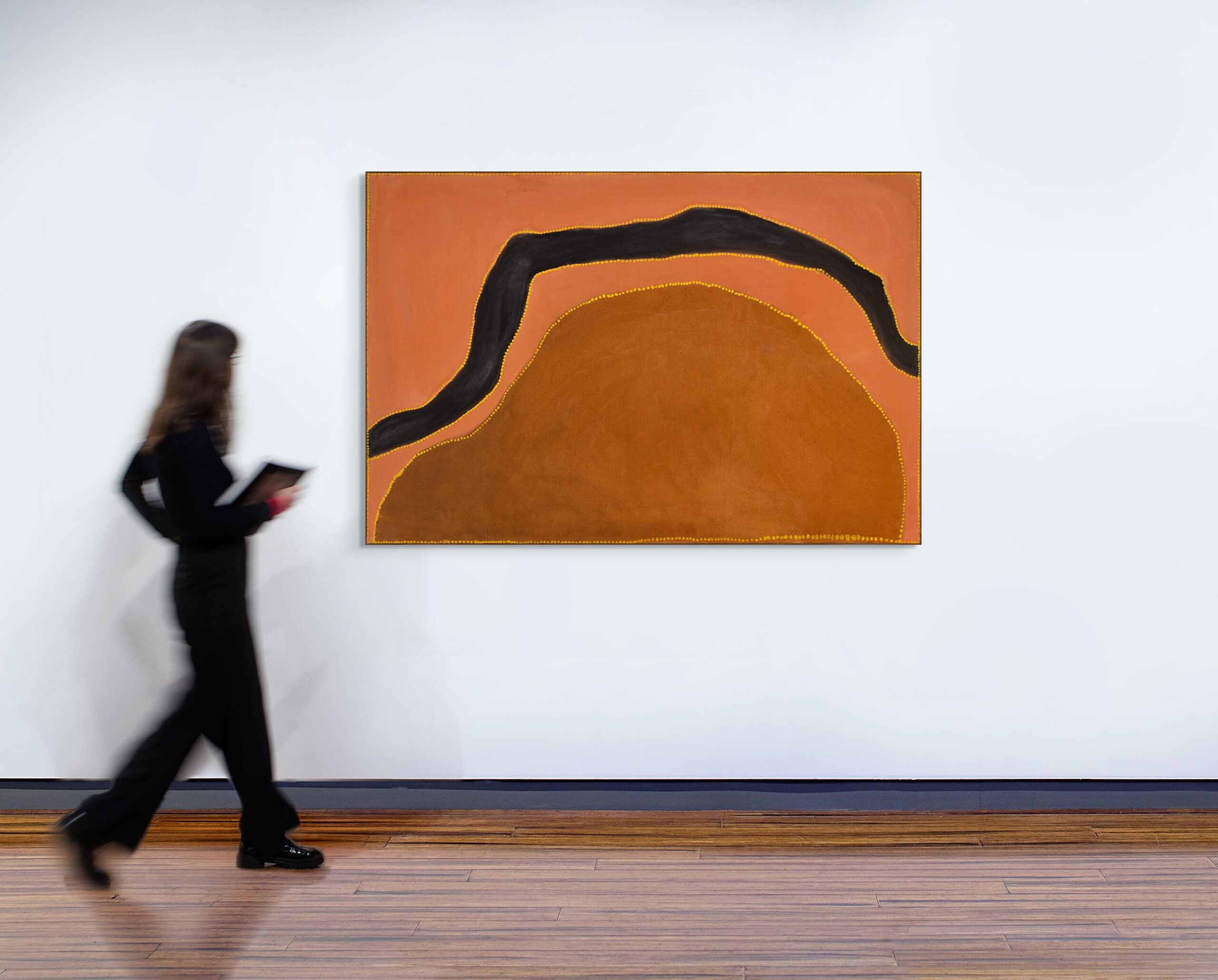 Langurr (The Rainbow Serpent) making the river