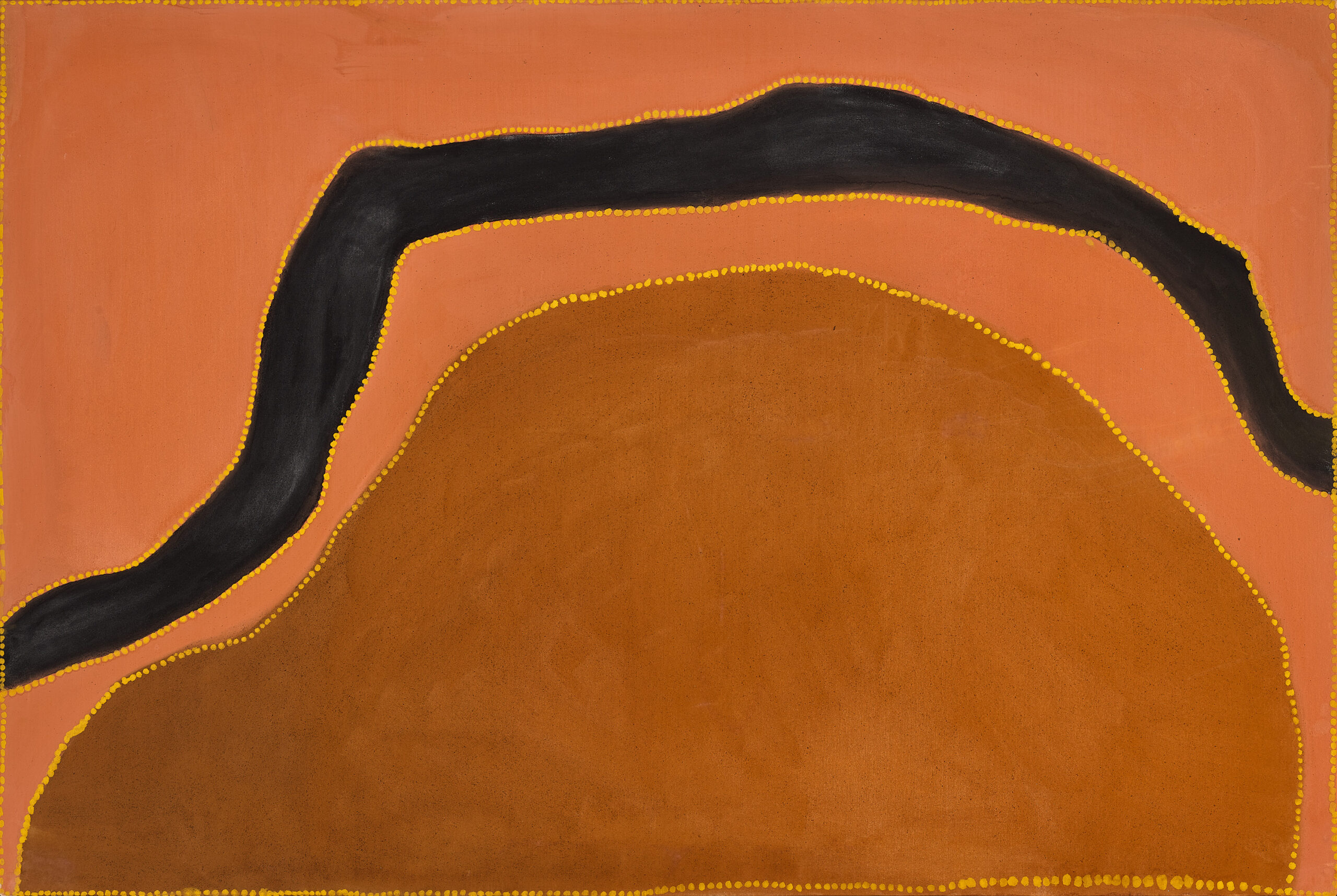 Langurr (The Rainbow Serpent) making the river