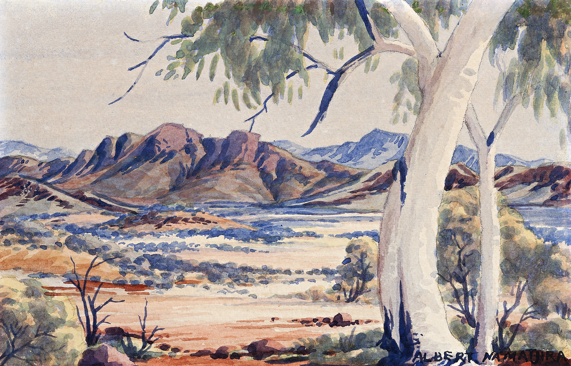 THE MACDONNELL RANGES ON SOUTH SIDE