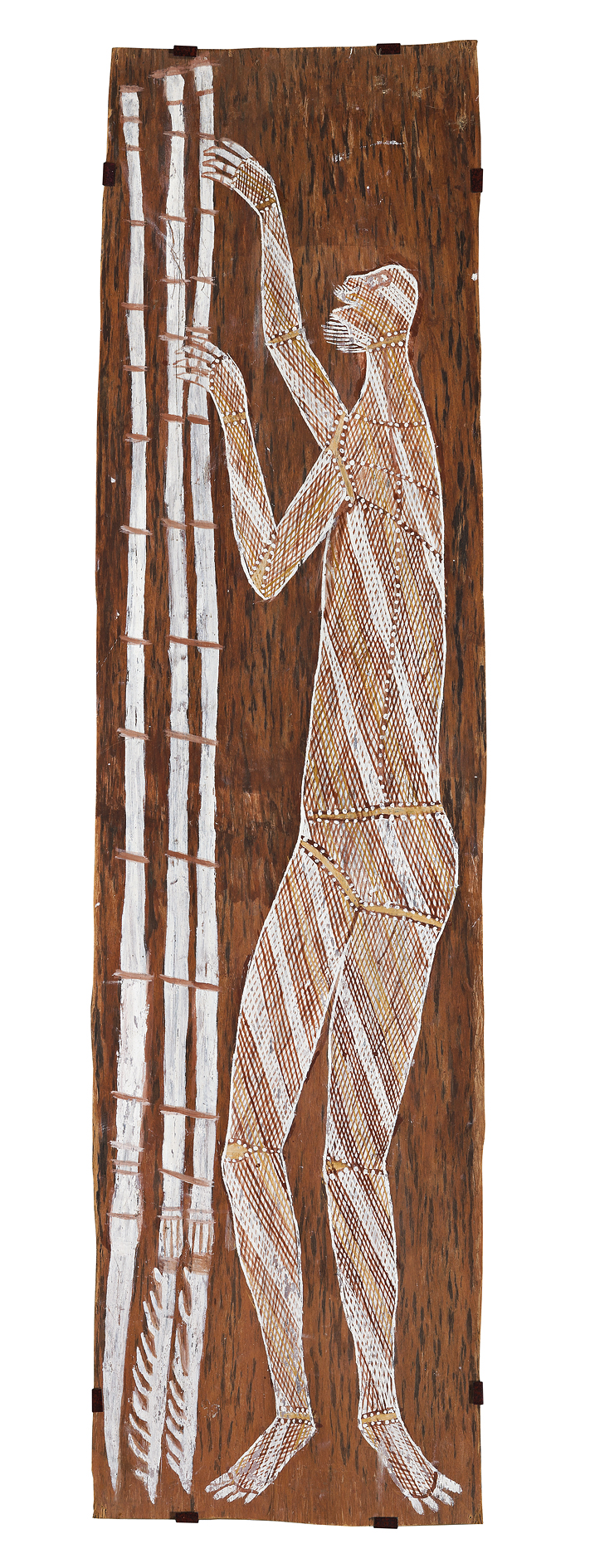 STANDING MAN WITH SPEARS
