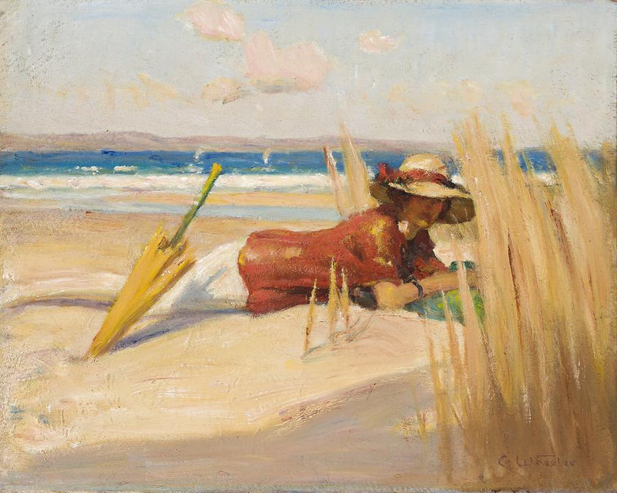 GIRL ON A BEACH