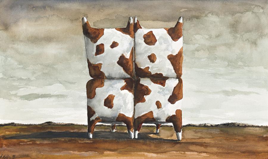 FOUR REAR ENDS IN A PILE