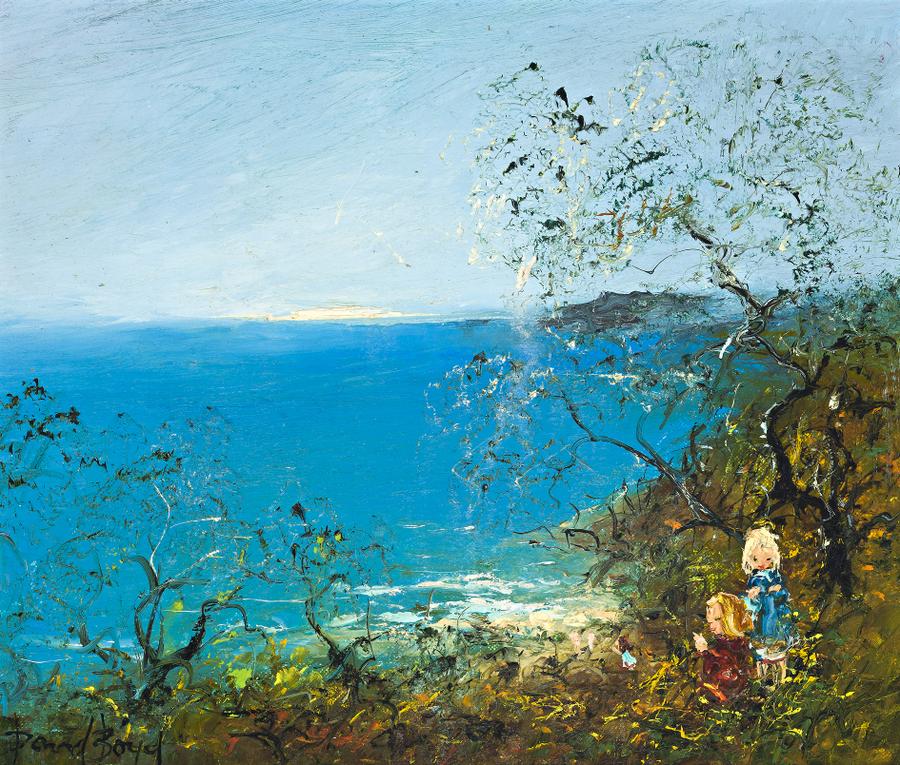 LOOKING ACROSS THE BAY