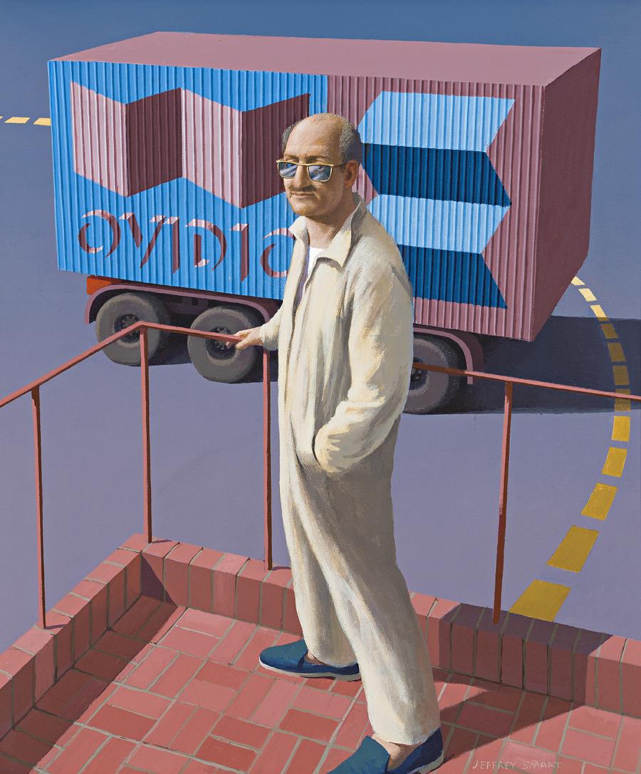STUDY FOR PORTRAIT OF DAVID MALOUF