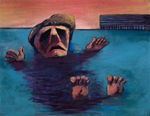 MAN FLOATING