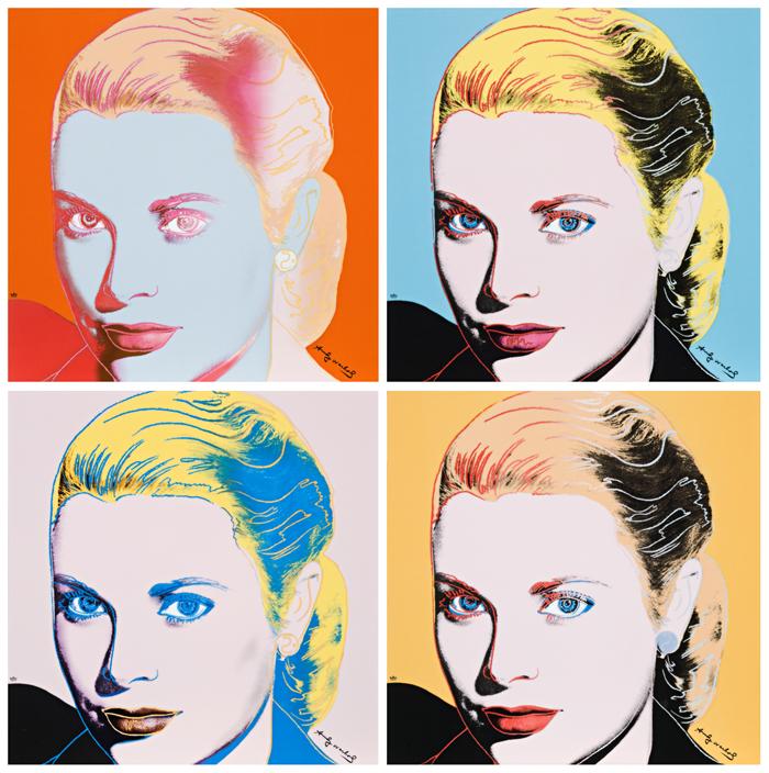 GRACE KELLY (SET OF FOUR CERAMIC TILES)