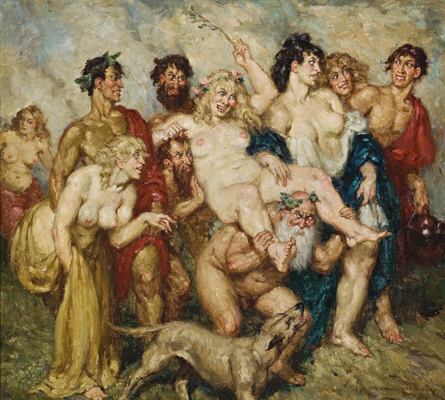 SILENUS FINDS A COMPANION