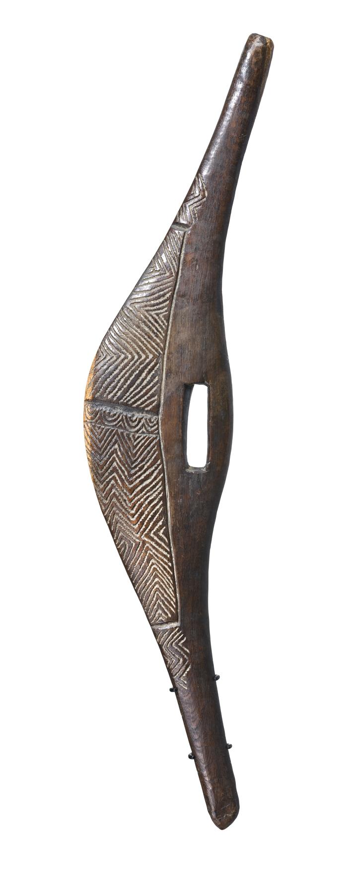 A VERY FINE PARRYING SHIELD