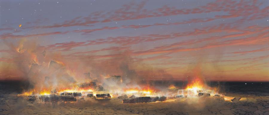 EVENING FIRE