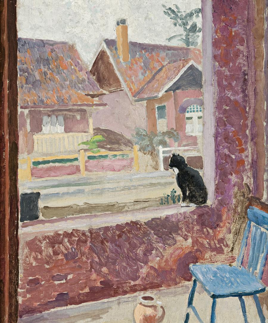 CAT IN THE WINDOW