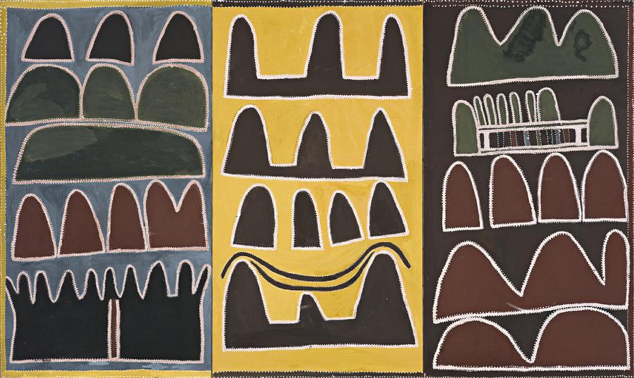 TEXAS DOWNS (TRIPTYCH), 1998 (i) BOW RIVER COUNTRY (ii) v (iii) ) MOORNDOO HILLS