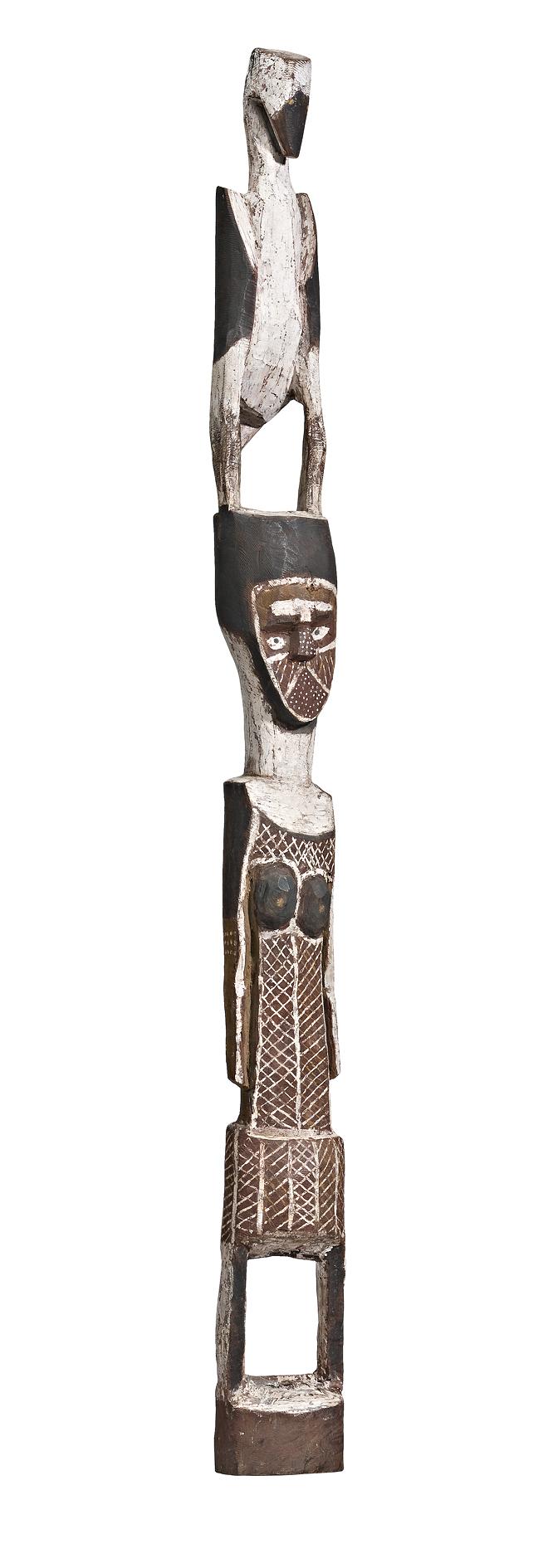 CEREMONIAL FIGURE AND BIRD