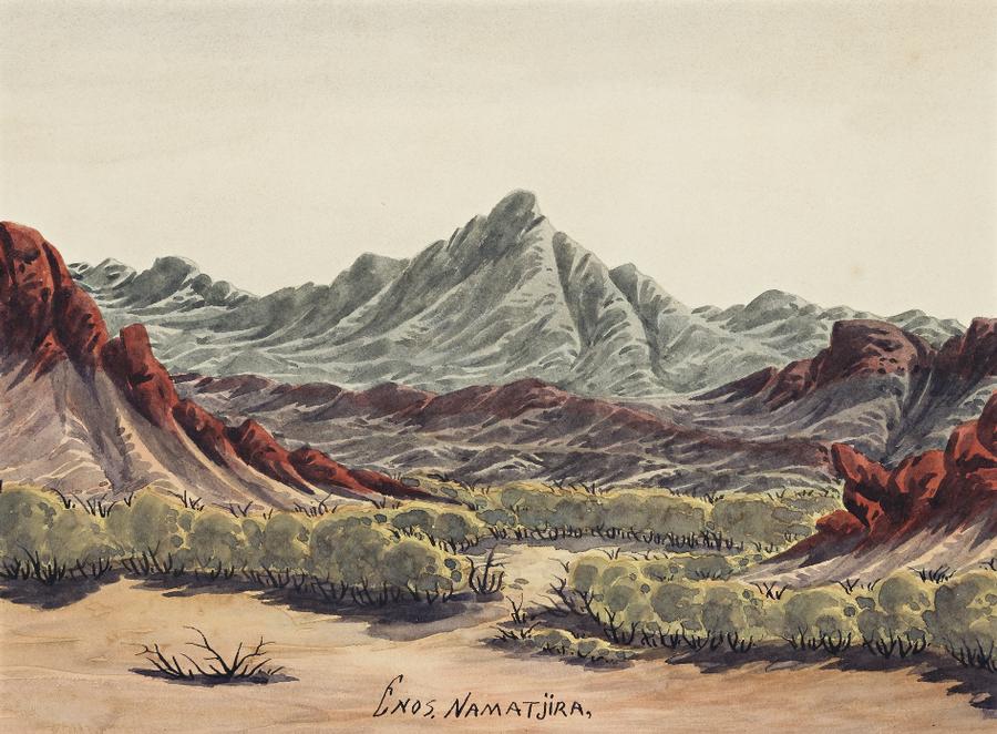 MACDONNELL RANGE IRONWOOD VALLEY, BELOW MT GILES