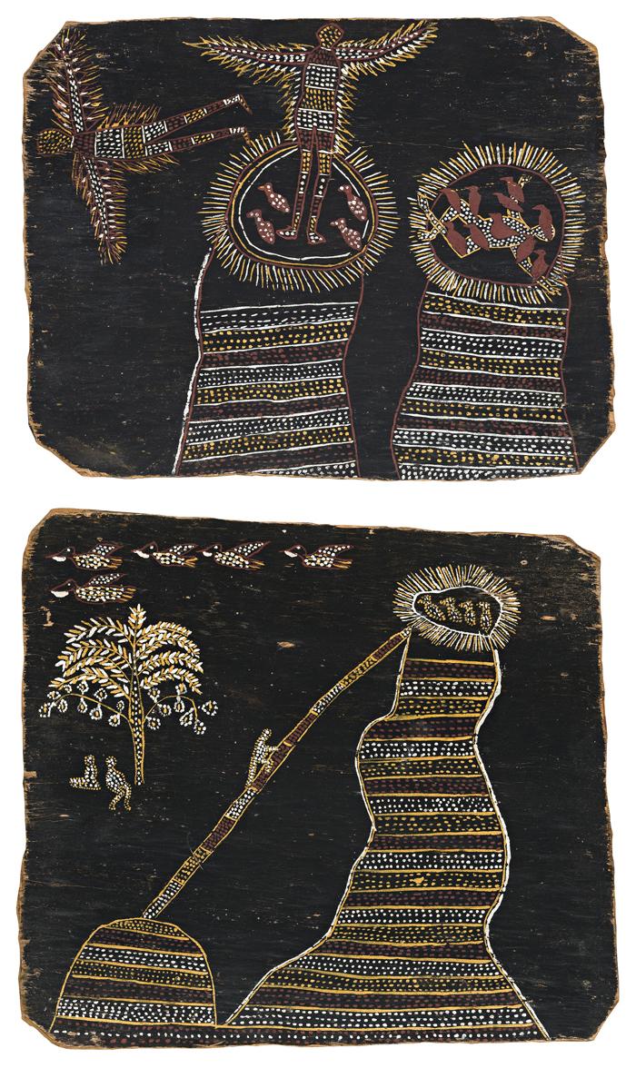 UNTITLED (PELICAN MYTH DIPTYCH)