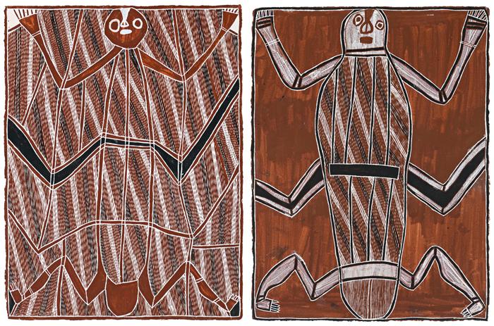 JI-JAPURN – ANCESTRAL CREATOR BEINGS I AND II