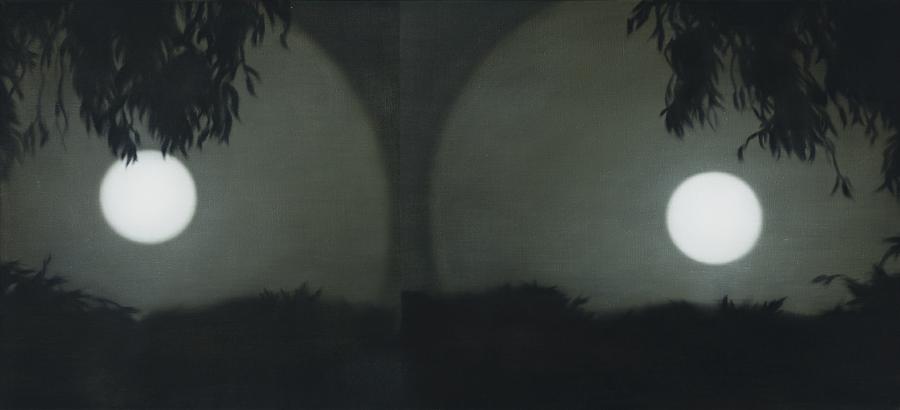 DOUBLE MOON PAINTING