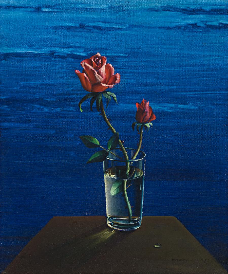 ROSES IN A GLASS