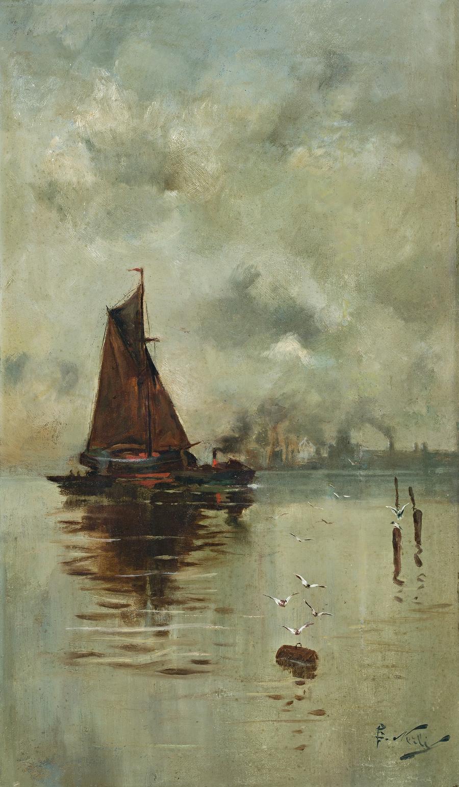FISHING SCHOONER OFF NAPLES