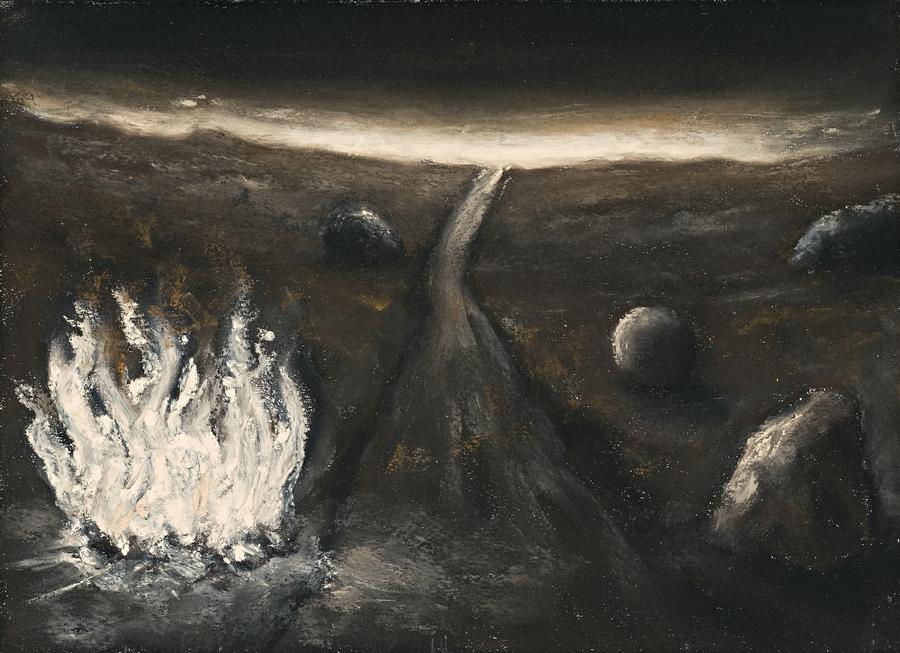 ROAD WITH FIRE
