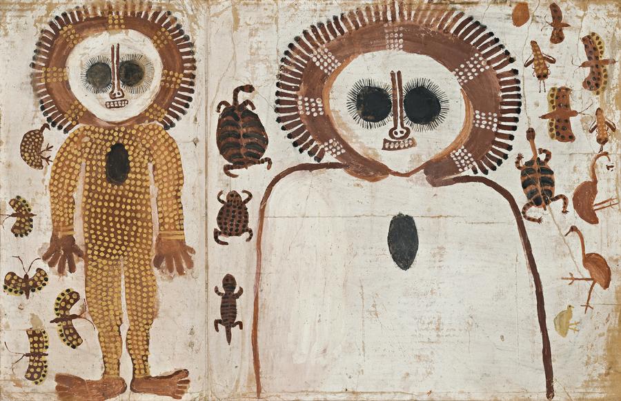 A PAIR OF WANJINA