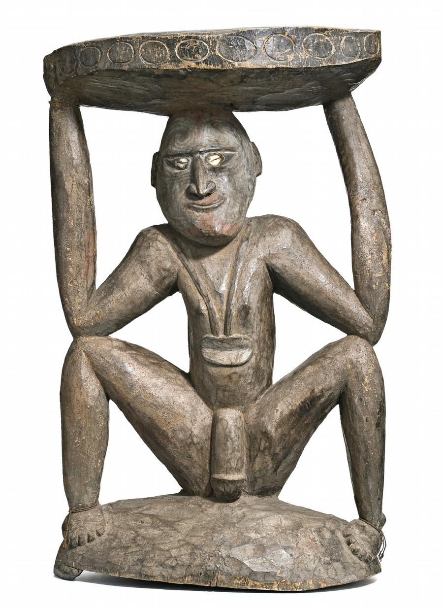 AN OLD AND LARGE ORATOR’S STOOL