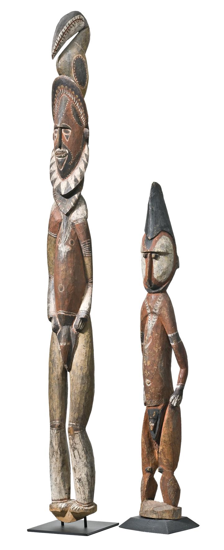 AN ABELAM MALE ANCESTOR FIGURE