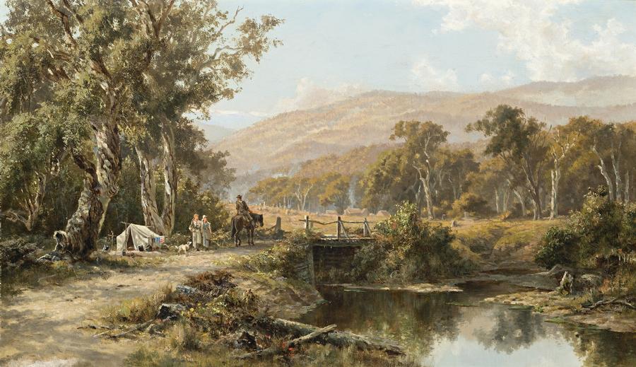 A CAMP NEAR THE DANDENONG RANGES
