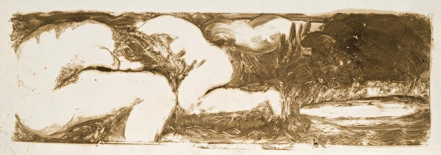 (i) THE BEARERS, c.1898 (ii) RECUMBENT FIGURES