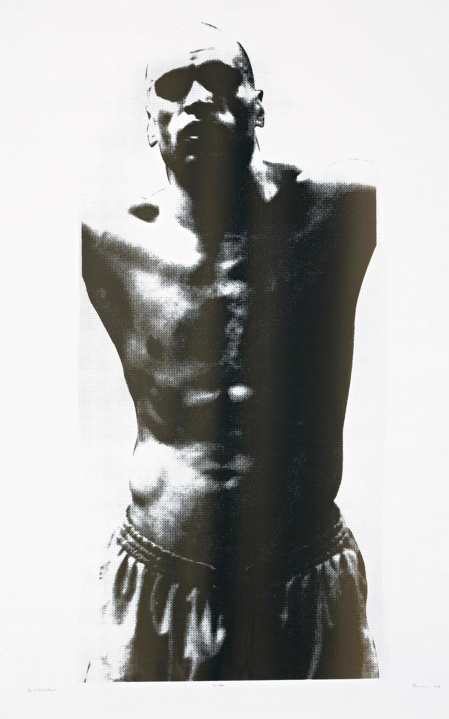THE MAN, GOLD AND BLACK