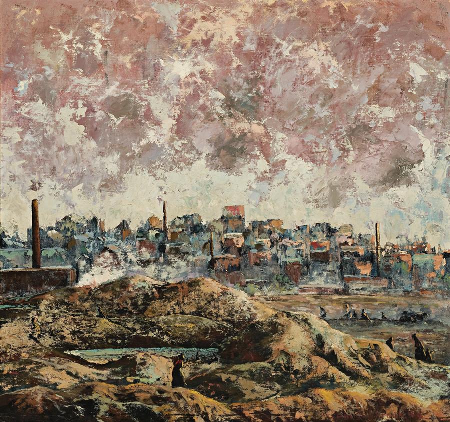 FIGURES IN A LANDSCAPE, DUDLEY FLAT