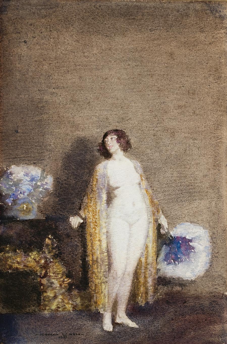 THE YELLOW ROBE (THE BLUE FAN)