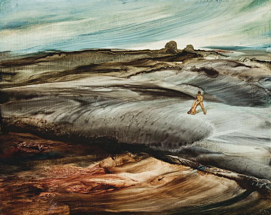 FIGURE IN LANDSCAPE