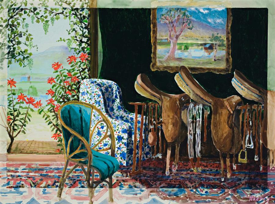 SADDLES IN THE BALLROOM