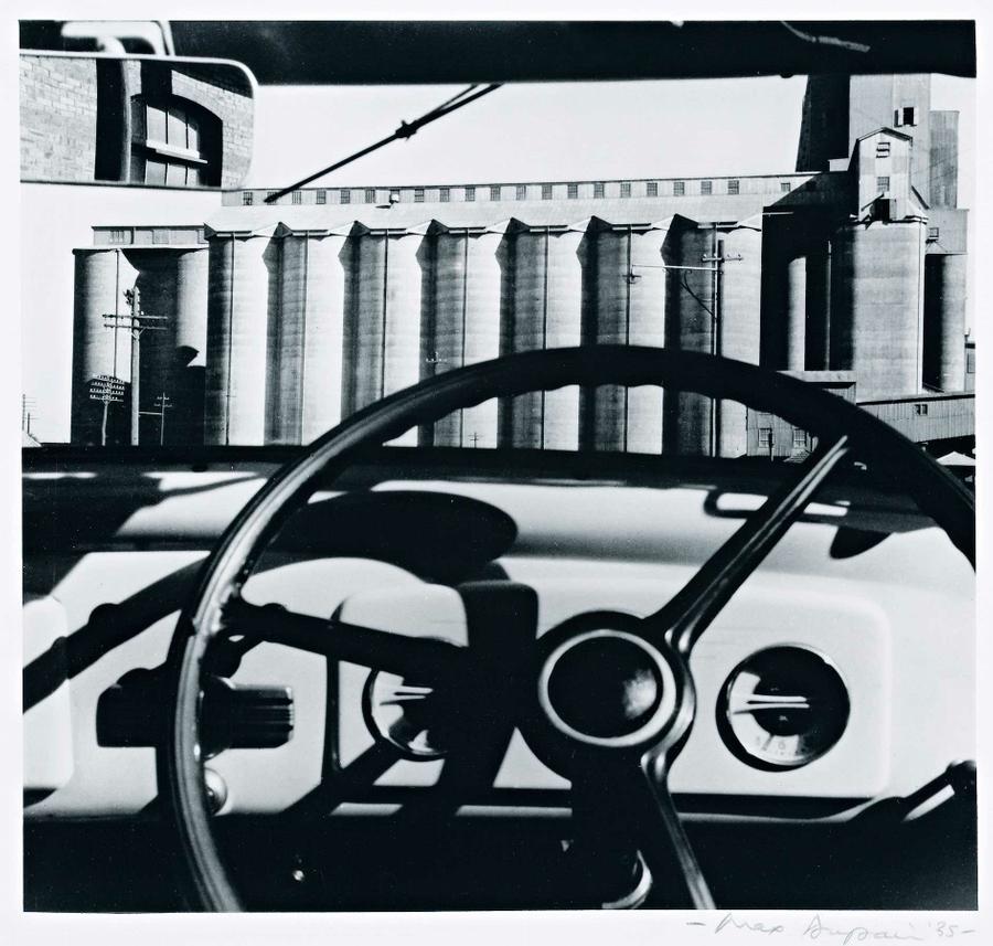 SILOS THROUGH WINDSCREEN