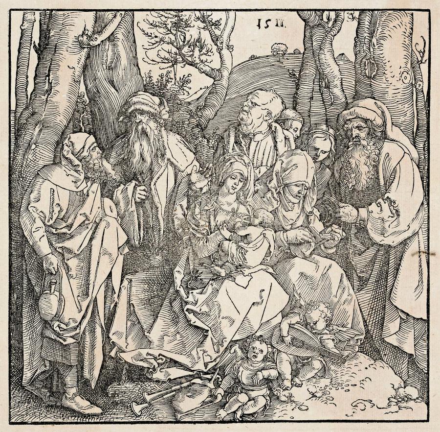 HOLY KINSHIP WITH ANGELS, 1511