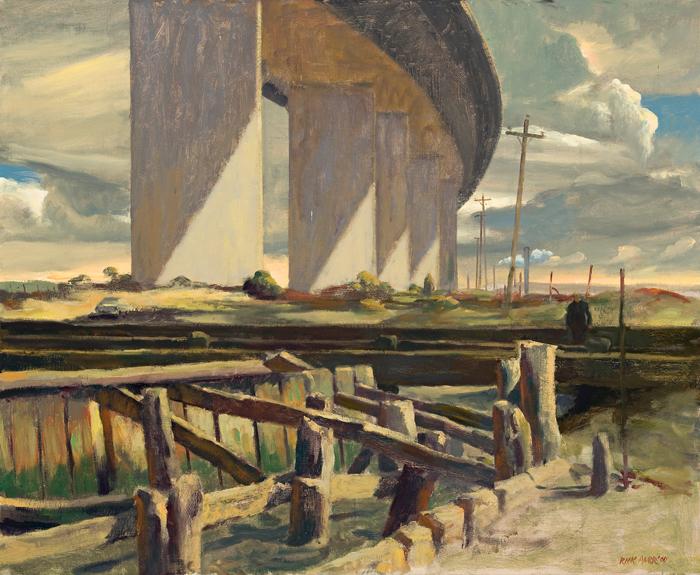 LANDSCAPE WITH A CAR