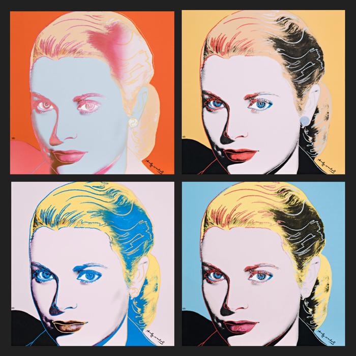 GRACE KELLY (SET OF FOUR CERAMIC TILES)