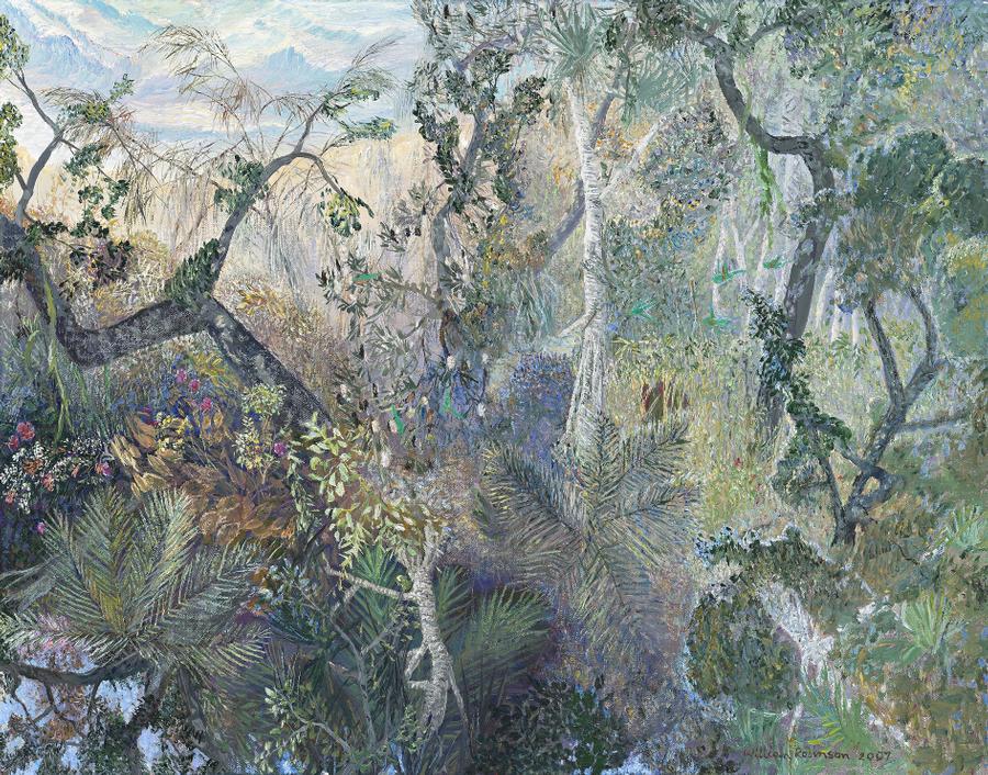 FOREST AND TURQUOISE SEA