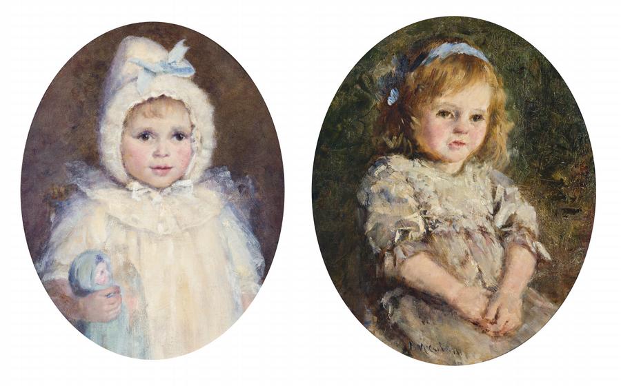 (i) MARY McCUBBIN, c.1893 – 94 (ii) KATHLEEN McCUBBIN