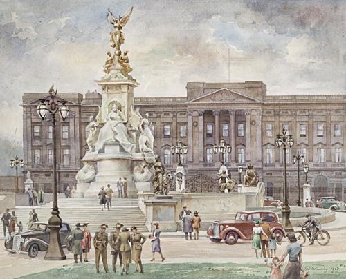 AUSTRALIAN SOLDIERS, BUCKINGHAM PALACE, LONDON