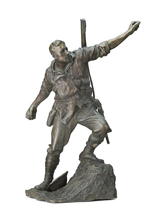 AUSTRALIAN SOLDER, MAQUETTE FOR BROKEN HILL WAR MEMORIAL