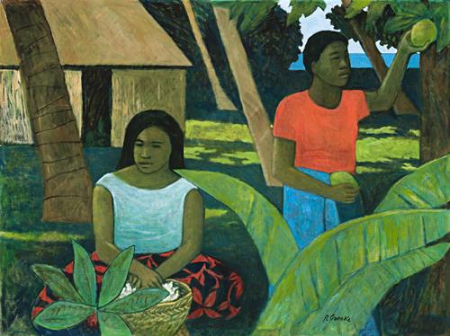 ISLAND GARDEN, FIJI (ISLAND SCENE VERSO)