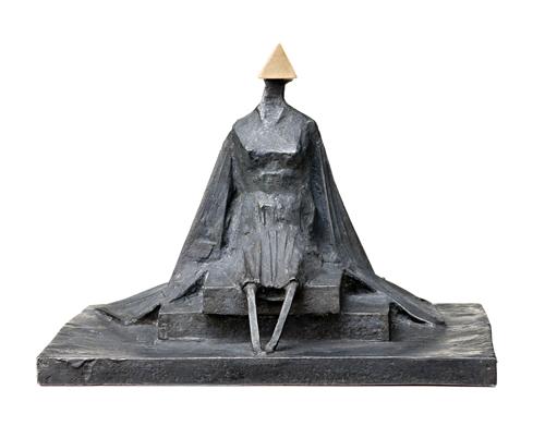 SITTING WOMAN IN ROBES III