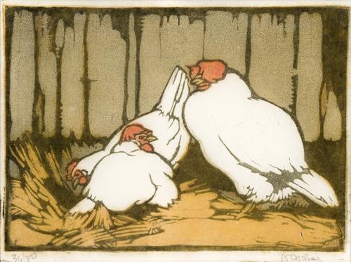 CHOOKS IN THE STRAW